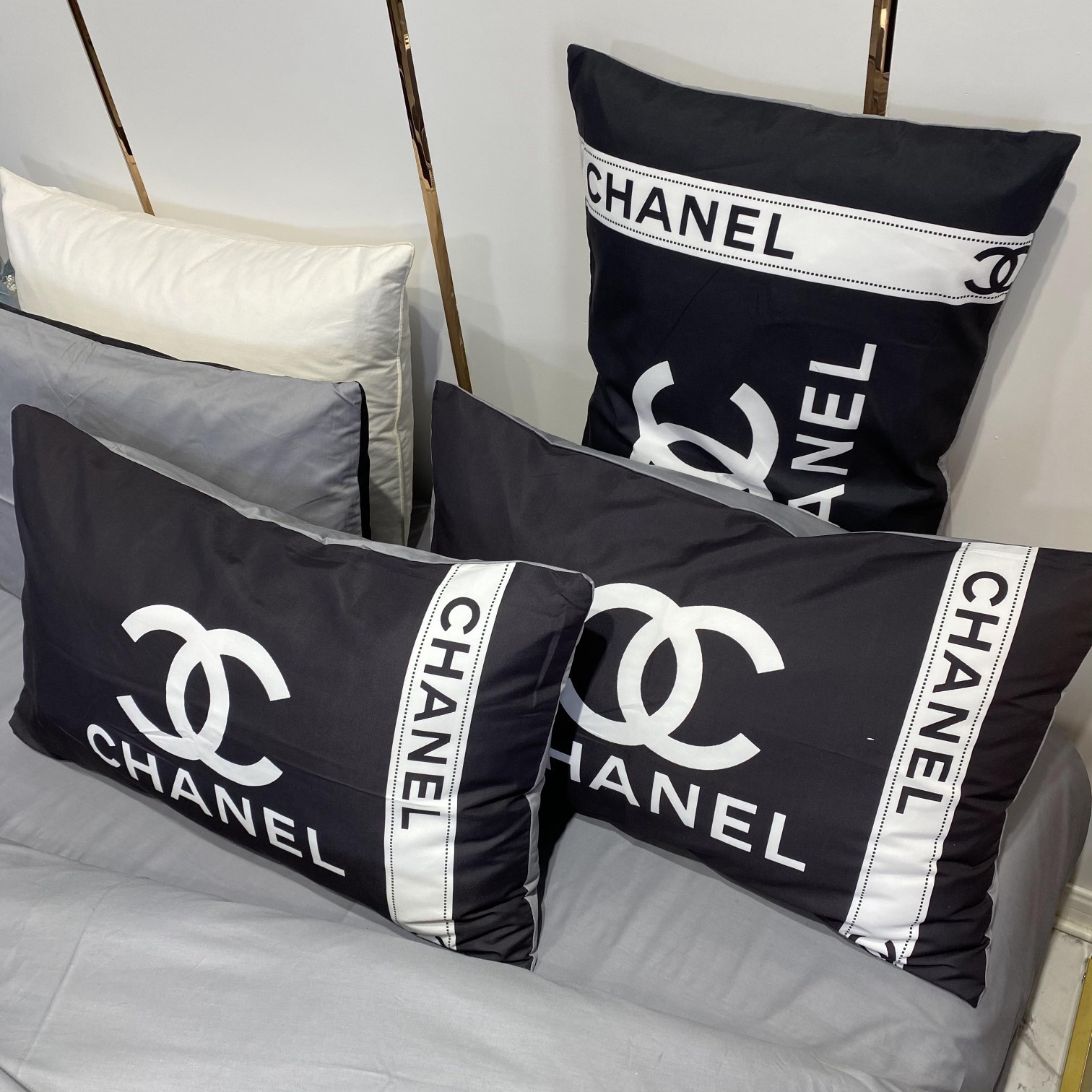 シャネル「Chanel」プレミアムコットン デジタルプリント 4点セット