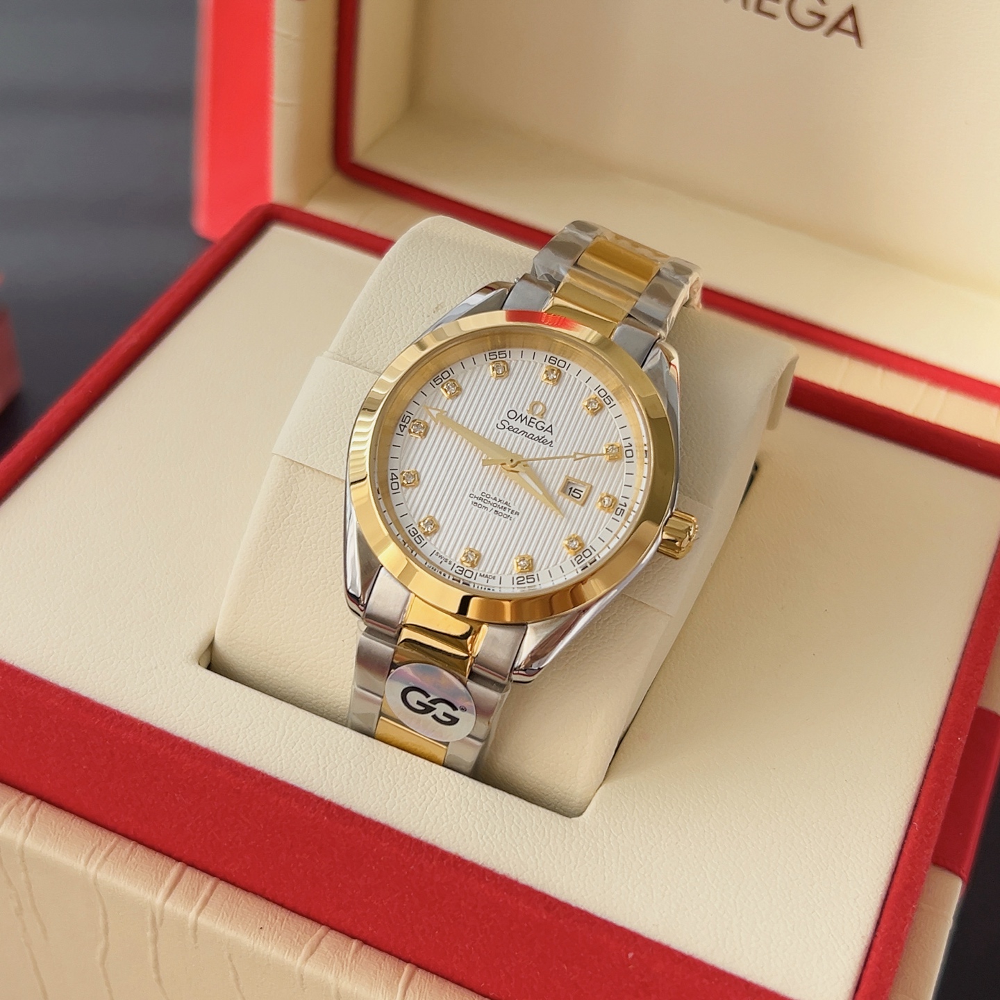 オメガ「Omega」アクアテラ 34mm マスタークロノメーター