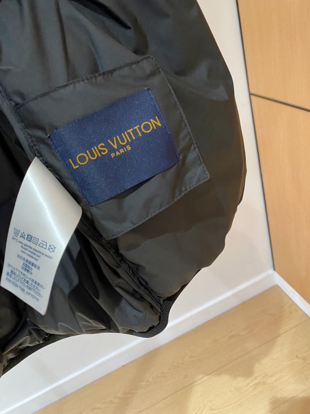 ルイ・ヴィトン「Louis Vuitton」‌冬のファッションフーディーダウンジャケット