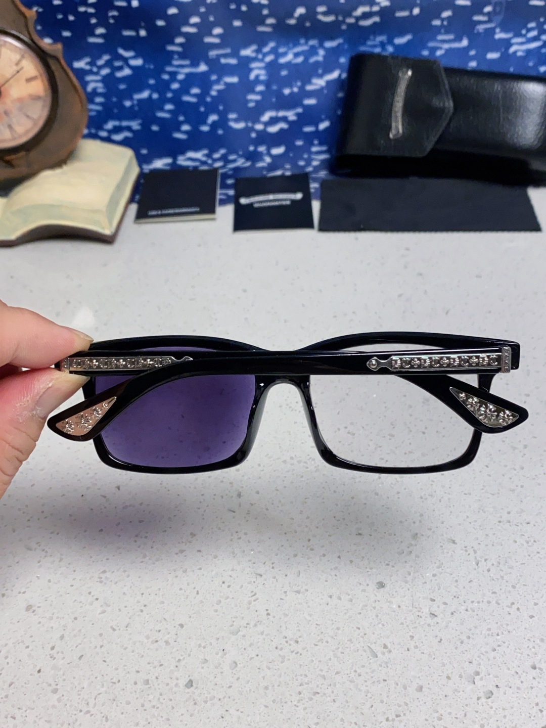 【希少新作】Chrome Hearts クロムハーツ ハードデザインサングラス「限定モデル」