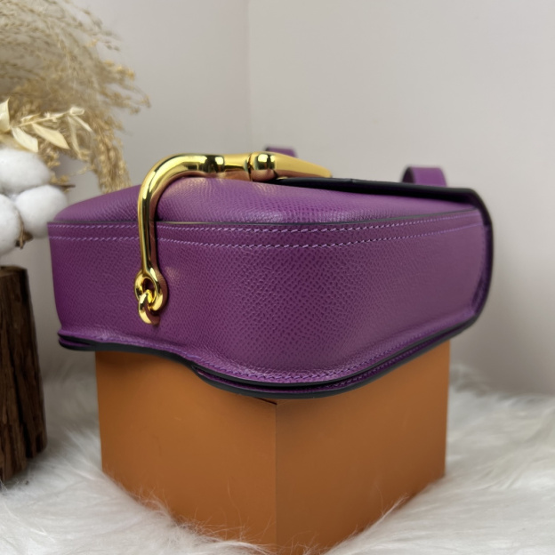 【厳選新入荷】エルメス Della Cavalleria Mini サドル金具クロスボディバッグ「乗馬モチーフ本革ショルダー」