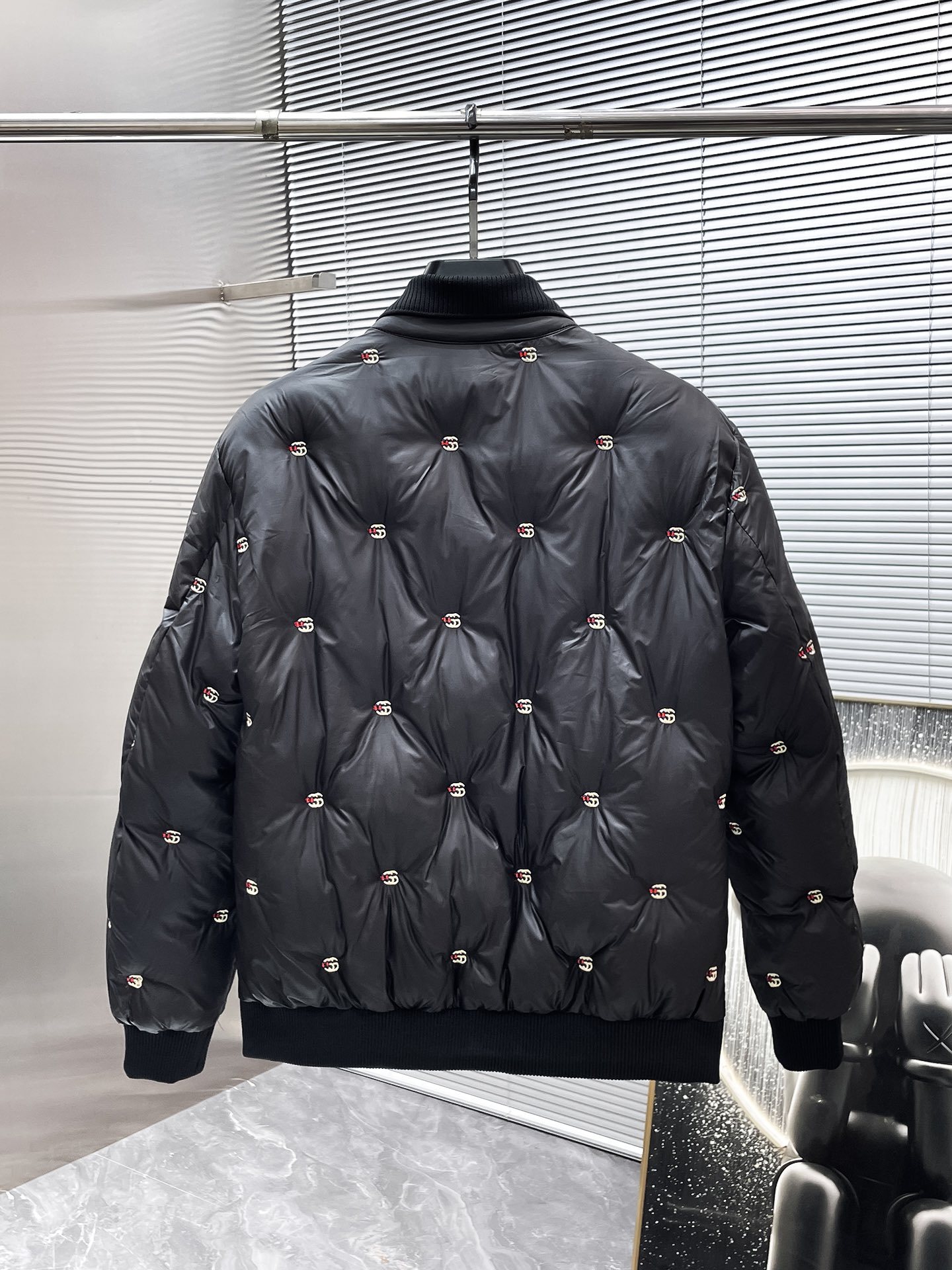 グッチ「Gucci」秋冬ラペル付きコットンジャケット