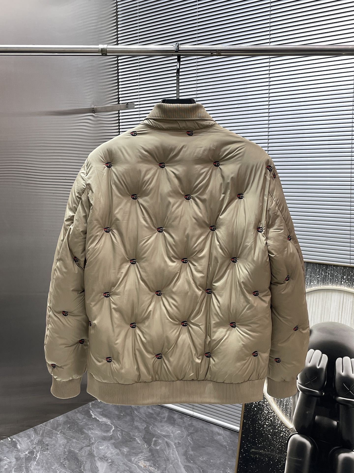 グッチ「Gucci」秋冬ラペル付きコットンジャケット