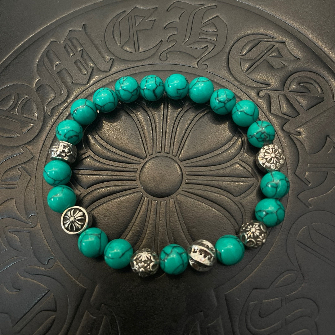 クロムハーツ「Chrome Hearts」ブレスレット - ヴィンテージ＆ロックテイスト ペア用