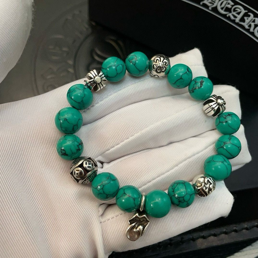 クロムハーツ「Chrome Hearts」ブレスレット - ヴィンテージ＆ロックテイスト ペア用