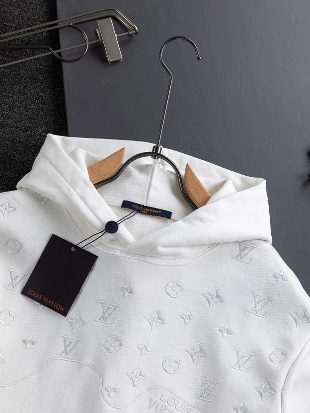 ルイ・ヴィトン「Louis Vuitton」秋冬新作刺繍付きフード付きスウェットシャツ