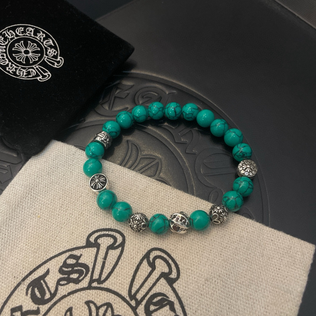 クロムハーツ「Chrome Hearts」ブレスレット - ヴィンテージ＆ロックテイスト ペア用