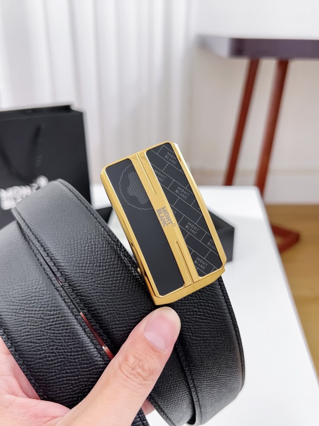 【厳選在庫】Montblanc ビジネスマン正装ベルト「全長約 100cm」