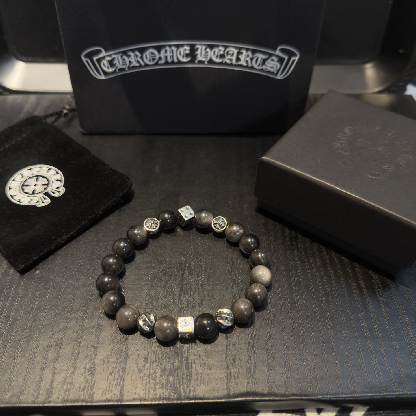 クロムハーツ「Chrome Hearts」ブレスレット - ヴィンテージ＆ロックテイスト ペア用