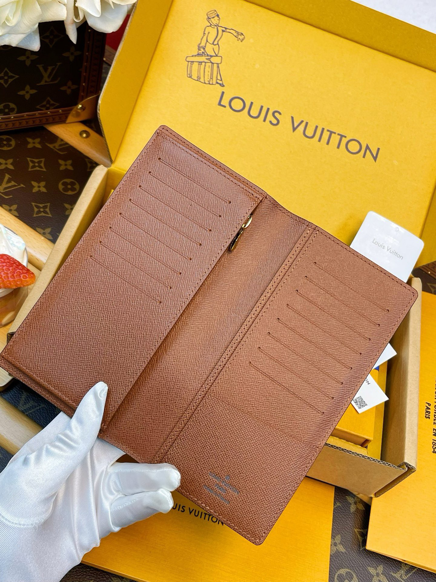 ルイ・ヴィトン ブラザ 二つ折り長財布
