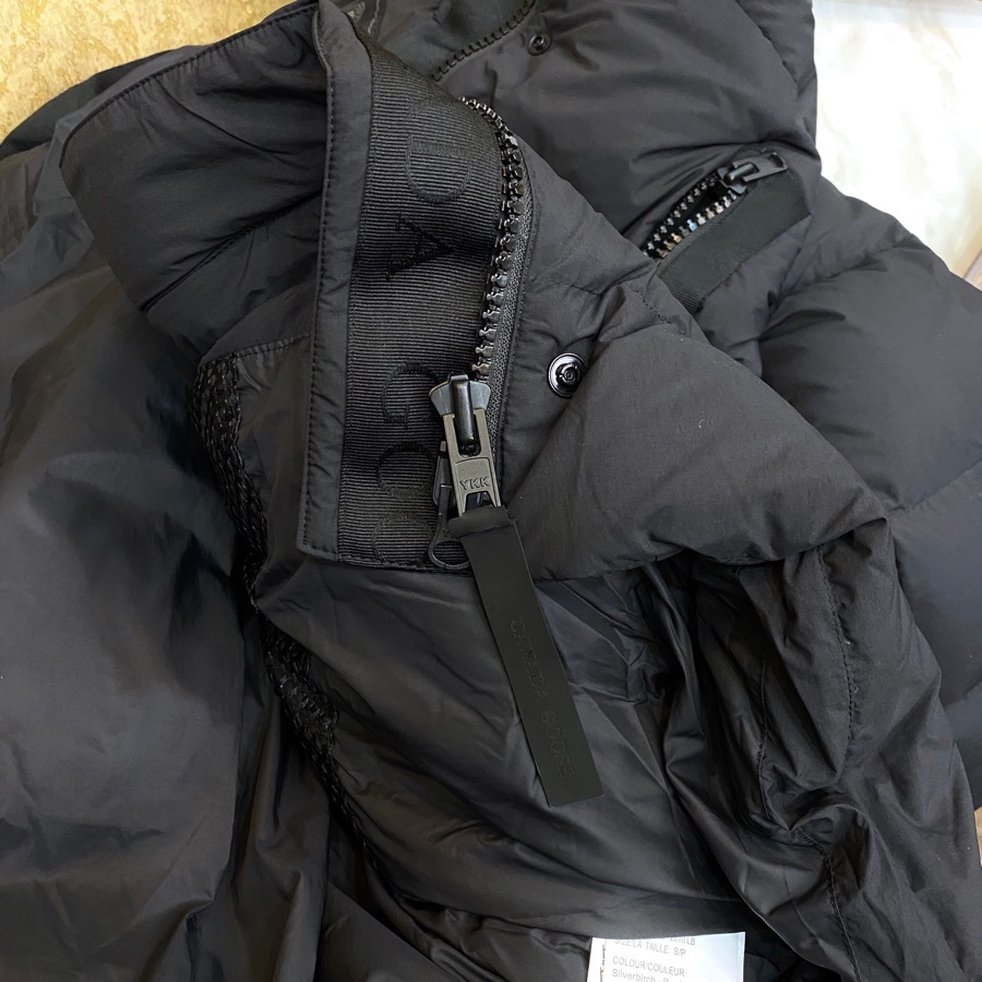 カナダグース ファッションフーディロングダウンジャケット 男女兼用