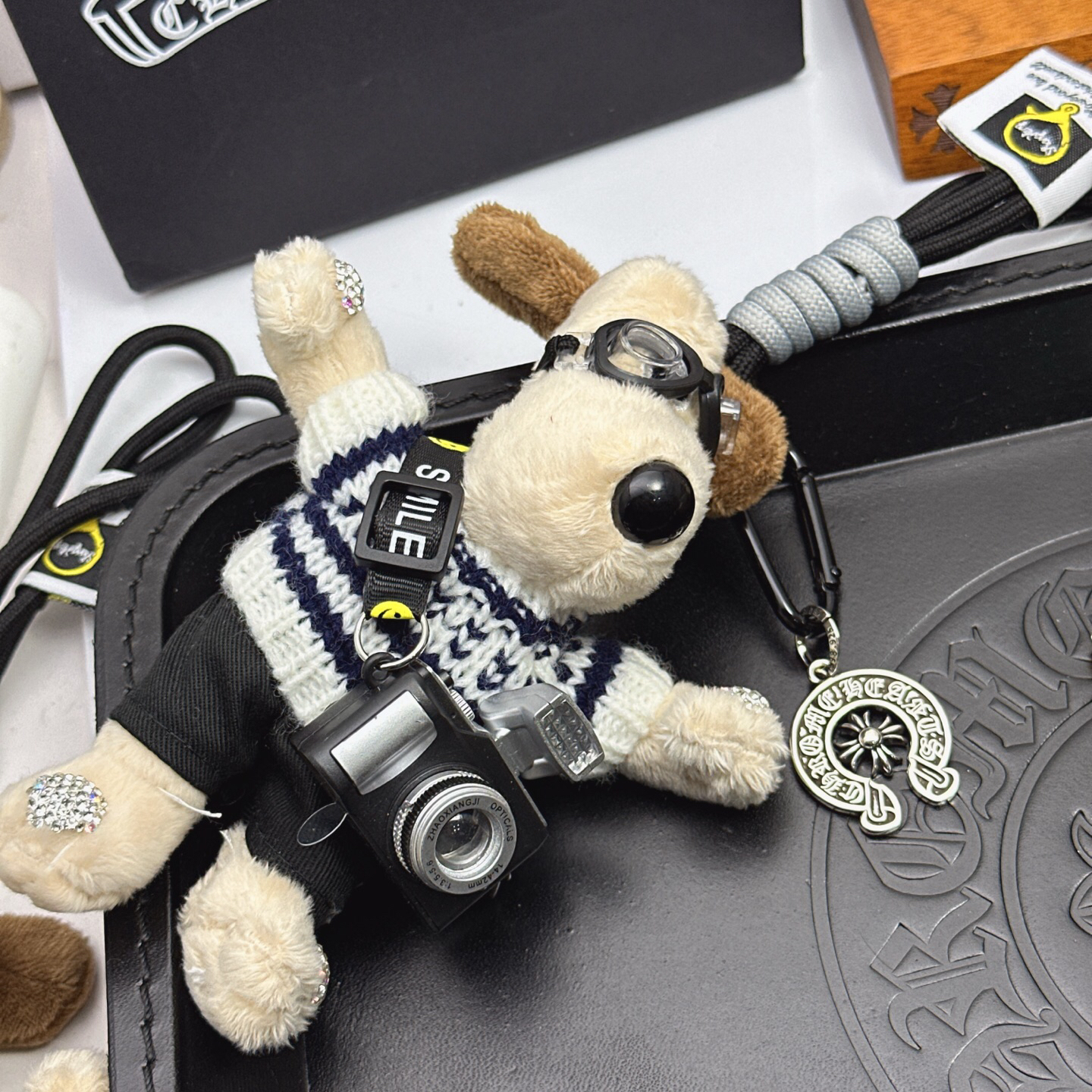 クロムハーツ「Chrome Hearts」バッグチャーム - すべてのトレンドバッグに合わせて、クールでキュートなスタイルを