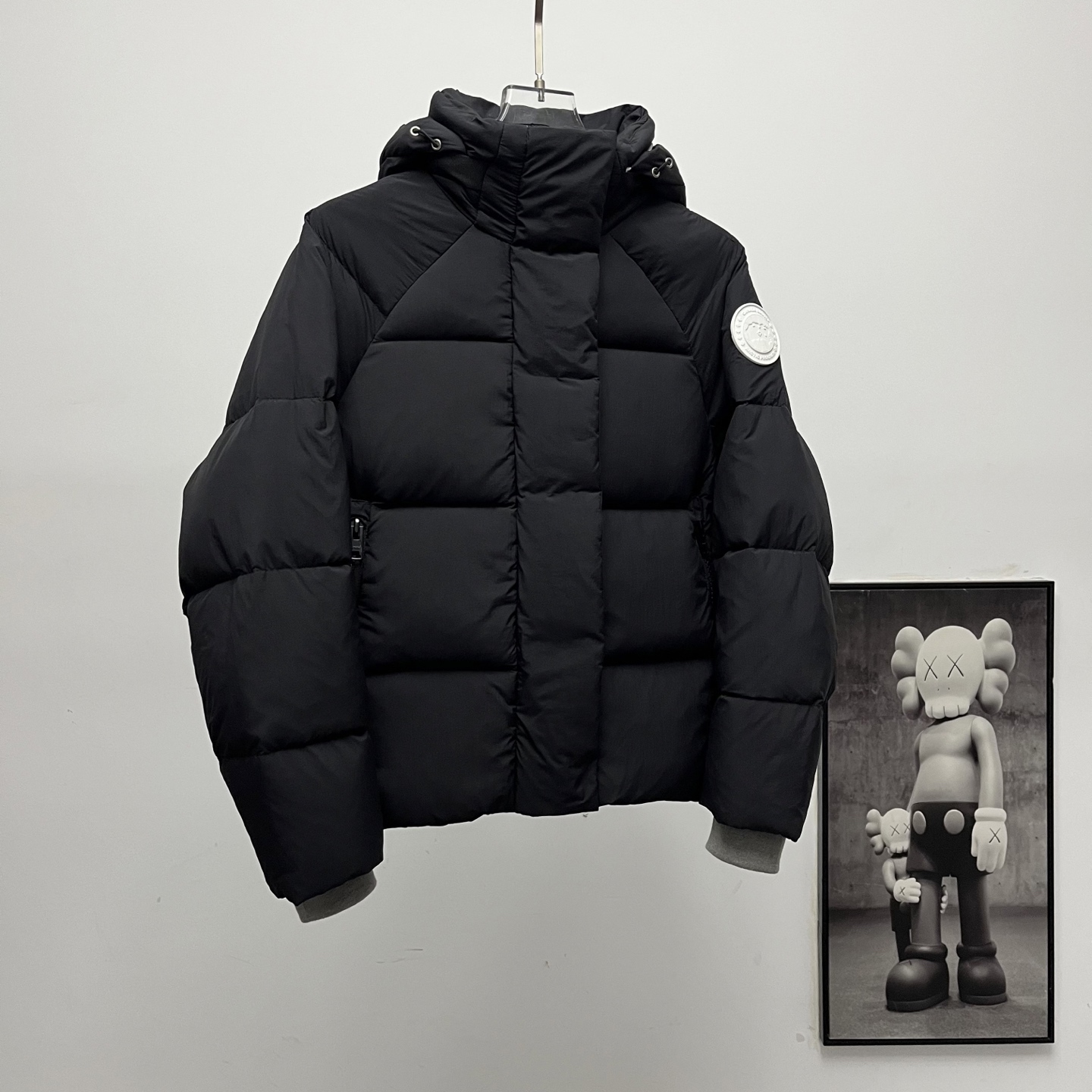 カナダグース フード付きファー付きダウンジャケット 男女兼用