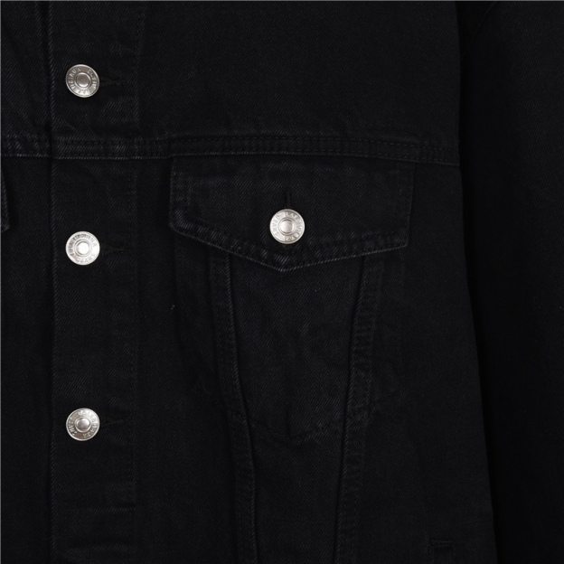 Balenciaga / バレンシアガ 24ss 背中にホットフィックスでロゴが付けられたジーンズジャケット