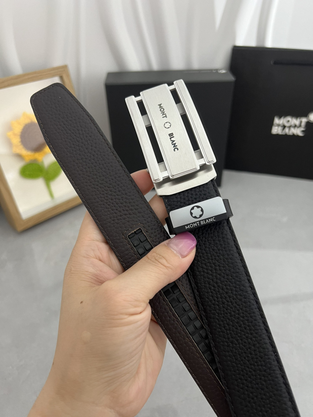 【厳選在庫】Montblanc ビジネスマン正装ベルト「全長約 100cm」