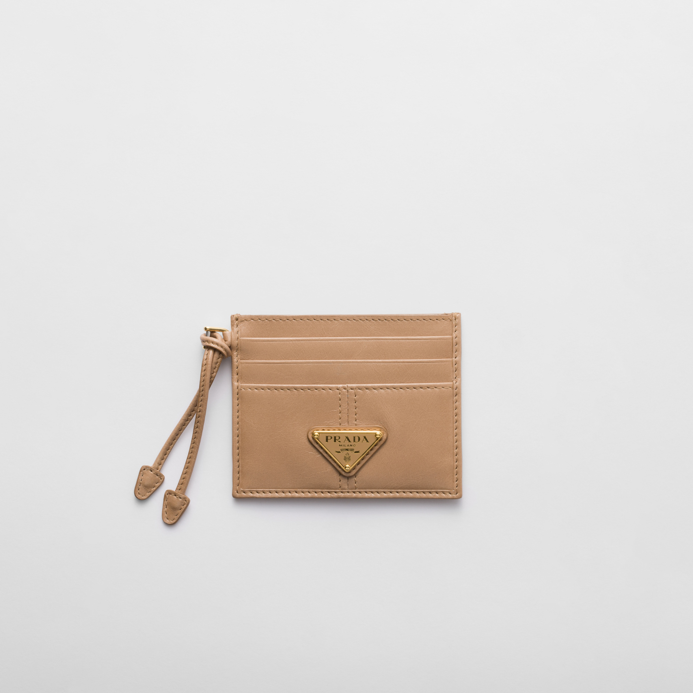 プラダ「Prada」ソフトルックスレザー カードケース