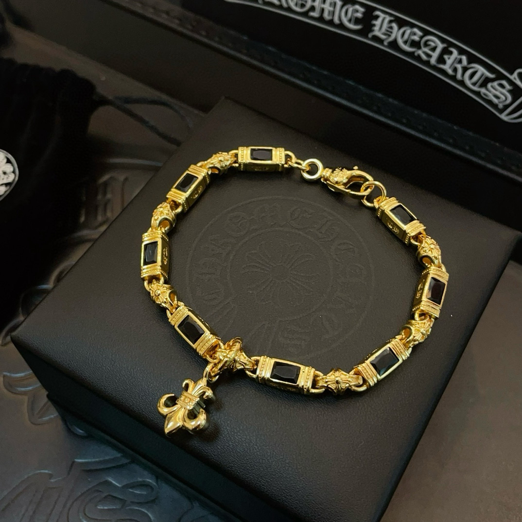 クロムハーツ「Chrome Hearts」ブレスレット - ヴィンテージ＆ロックテイスト ペア用