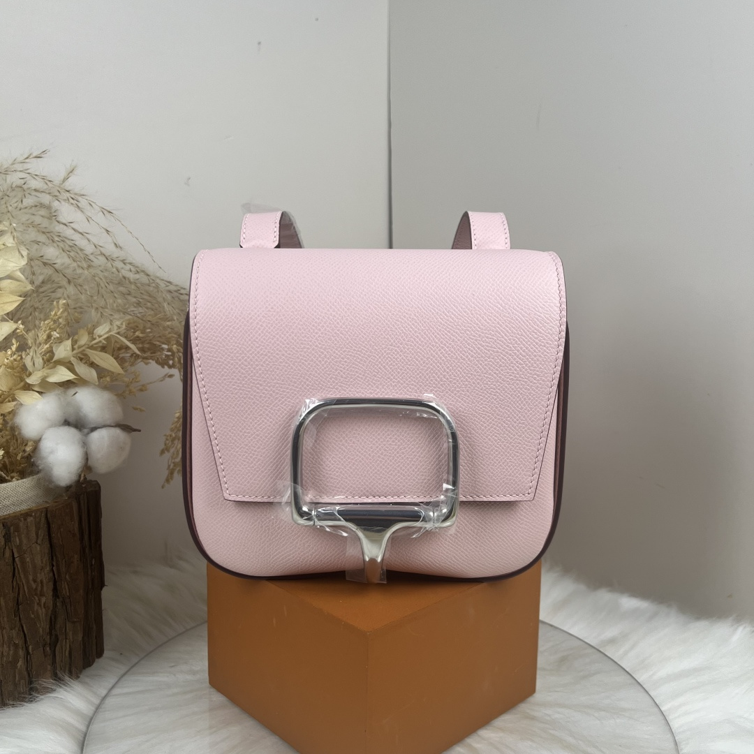 【厳選新入荷】エルメス Della Cavalleria Mini サドル金具クロスボディバッグ「乗馬モチーフ本革ショルダー」