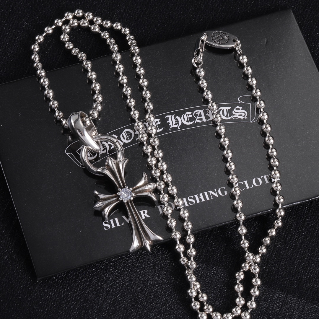 クロムハーツ「Chrome Hearts」クラシック ペンダントネックレス - 男女兼用