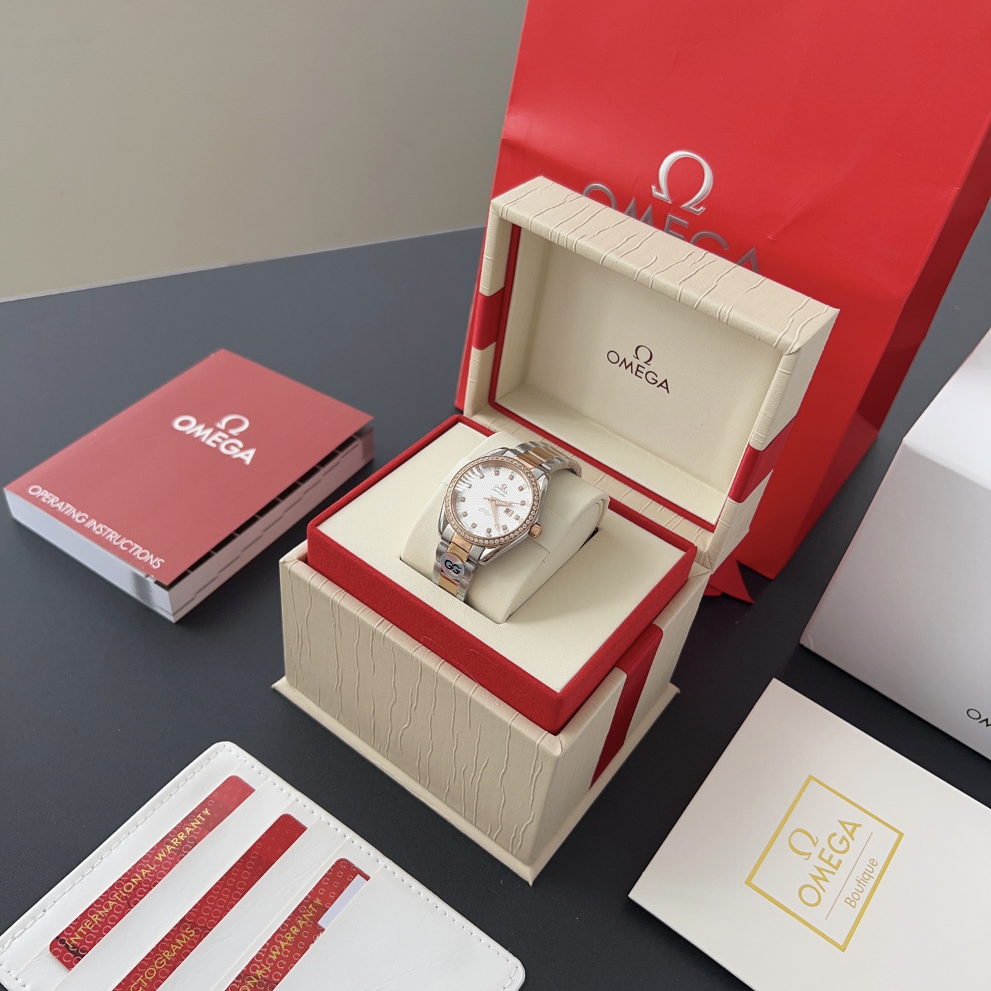 オメガ「Omega」アクアテラ 34mm マスタークロノメーター