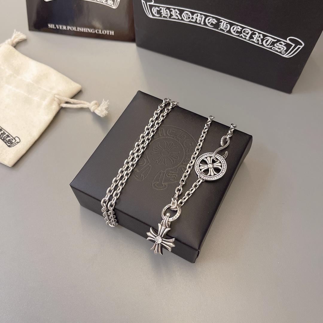 クロムハーツ「Chrome Hearts」シンプルペンダントネックレス - ユニセックス