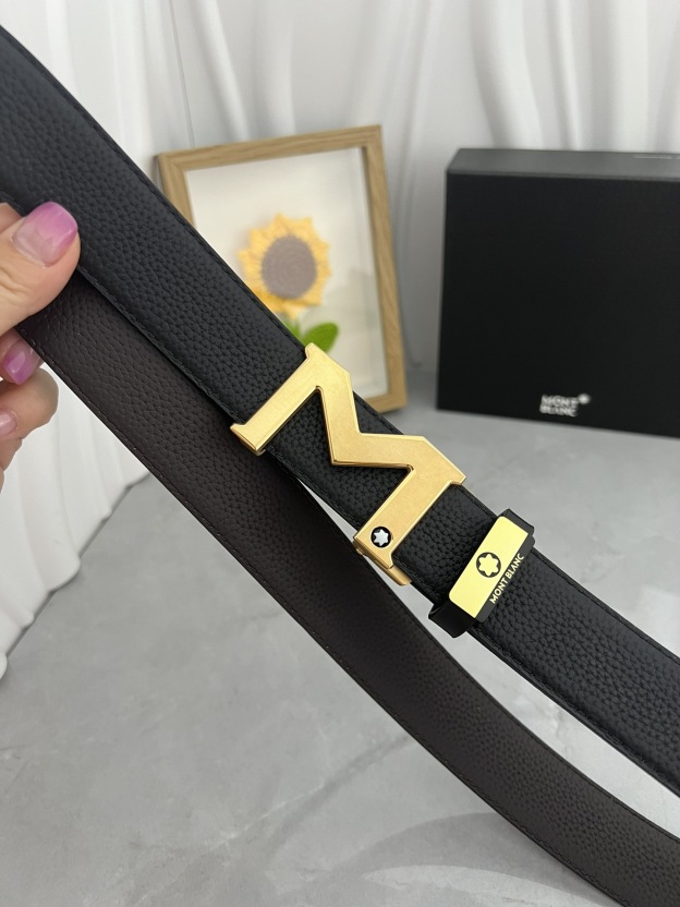 【厳選在庫】Montblanc ビジネスマン正装ベルト「全長約 100cm」