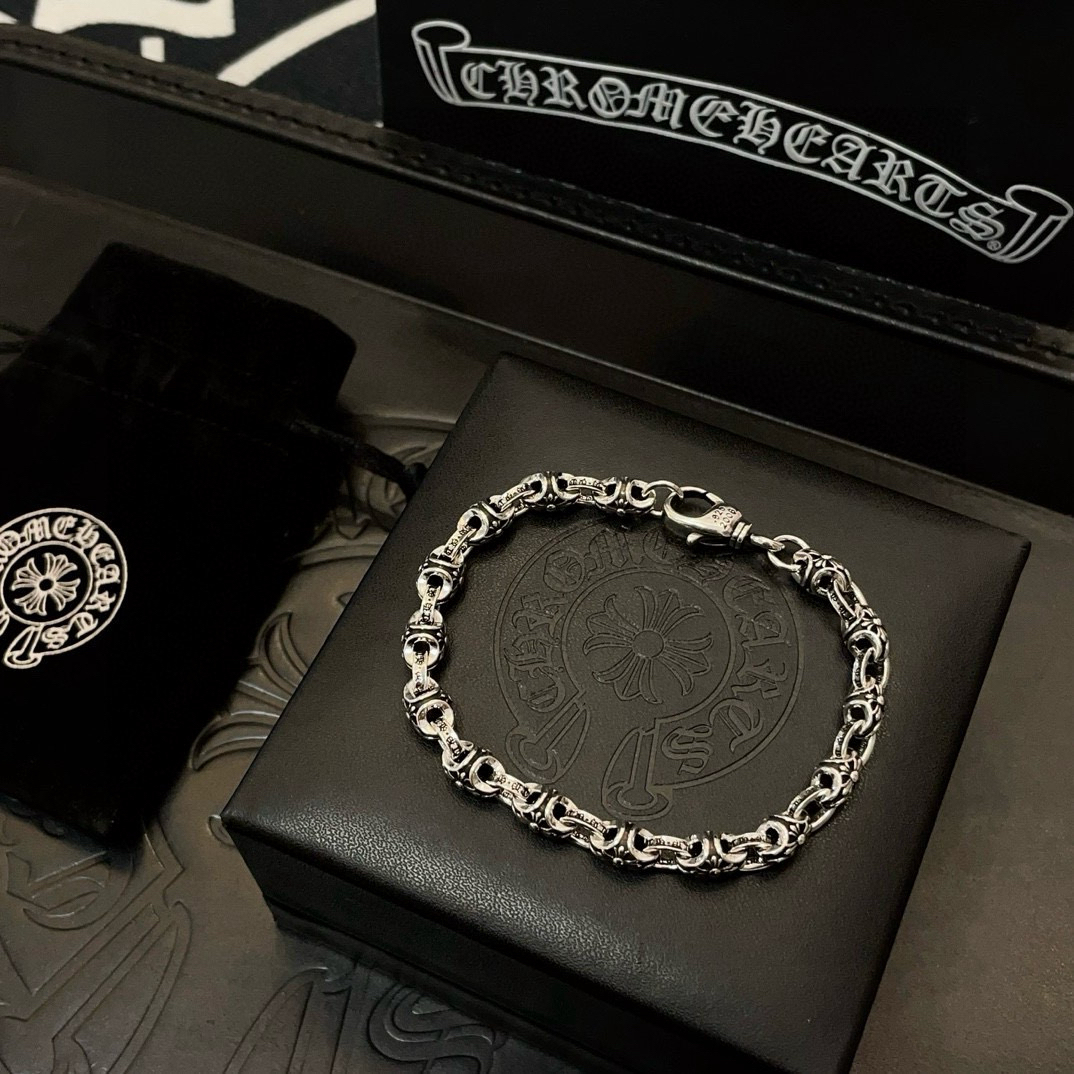 クロムハーツ「Chrome Hearts」ブレスレット - ヴィンテージ＆ロックテイスト ペア用