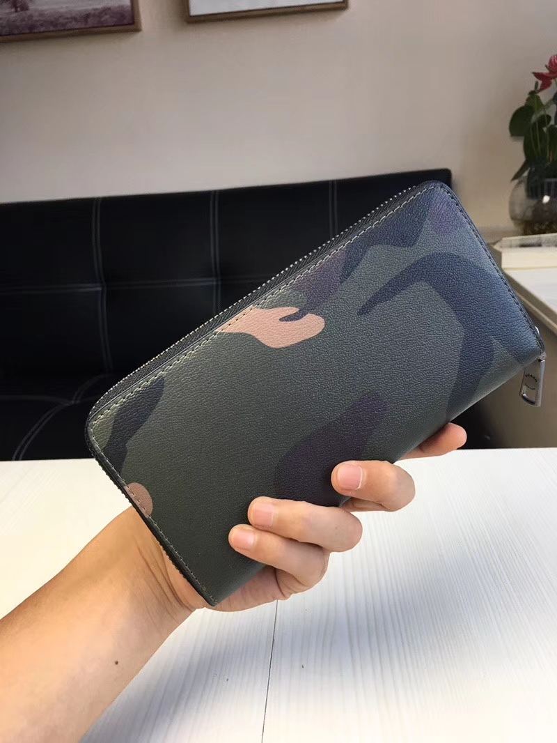 コーチ「Coach」メンズ ラウンドファスナー ロングウォレット