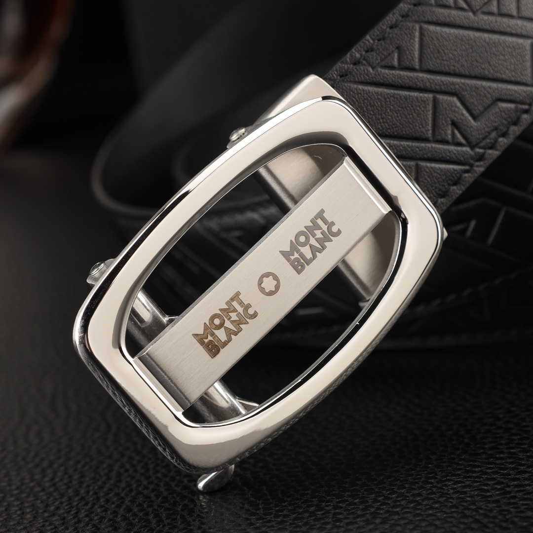 【厳選在庫】Montblanc ビジネスマン正装ベルト「全長約 100cm」