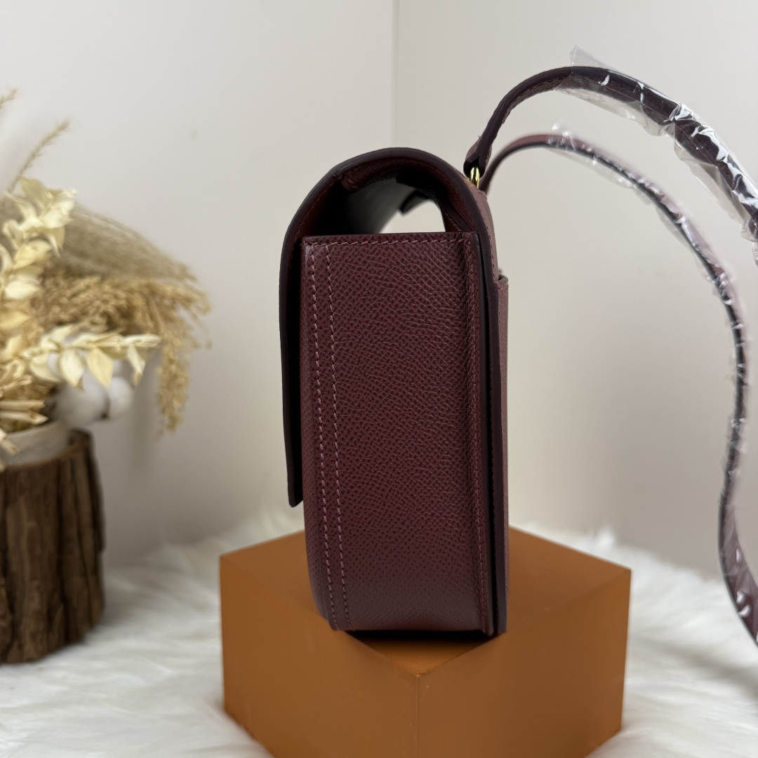【厳選新入荷】エルメス Della Cavalleria Mini サドル金具クロスボディバッグ「乗馬モチーフ本革ショルダー」