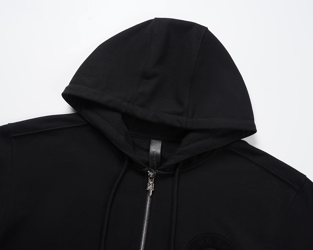 クロムハーツ「Chrome Hearts」秋冬ロングスリーブ ジップアップフーディ - ユニセックス