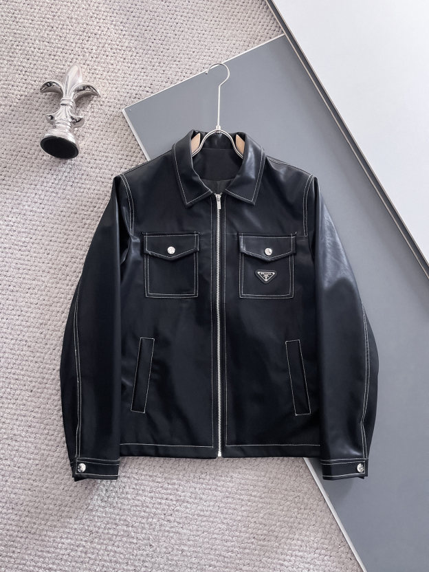 プラダ「Prada」 新作メンズレザージャケット