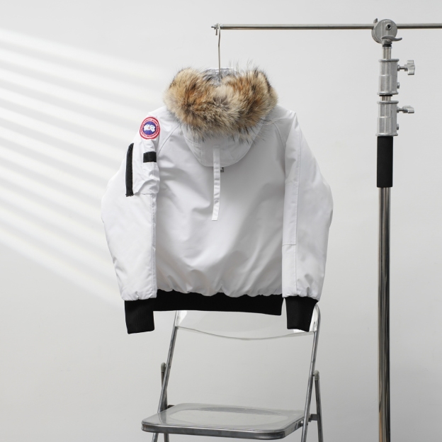 カナダグース フード付きファー付きダウンジャケット 男女兼用