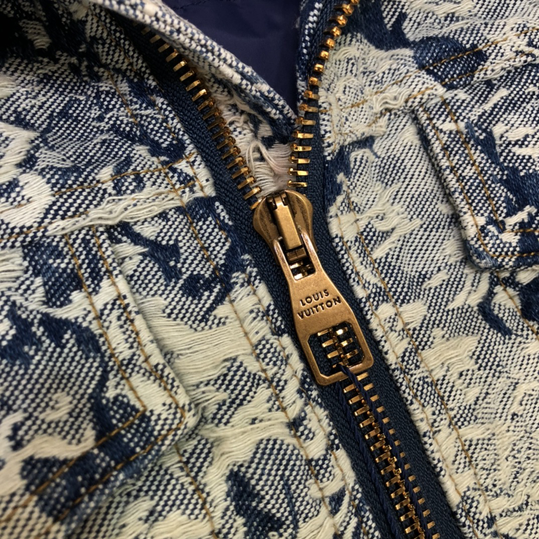 ルイ・ヴィトン「Louis Vuitton」秋冬フード付きダウンジャケット