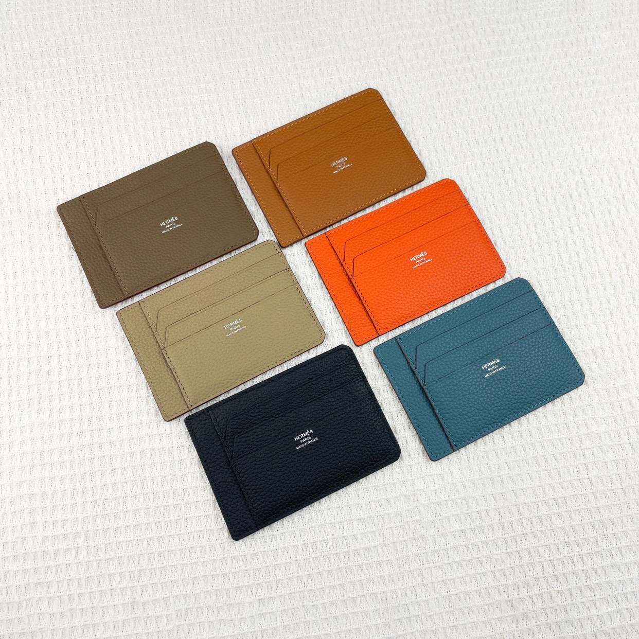 エルメス「Hermès」バレニア・フォーブール 牛革カードケース 6色