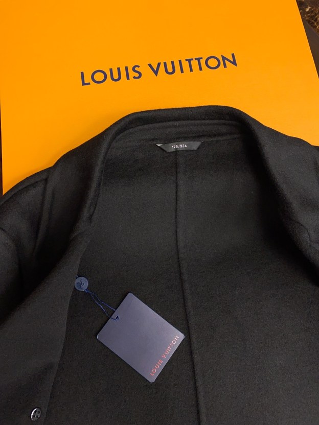 ルイ・ヴィトン「Louis Vuitton」メンズ カシミア オーバーコート