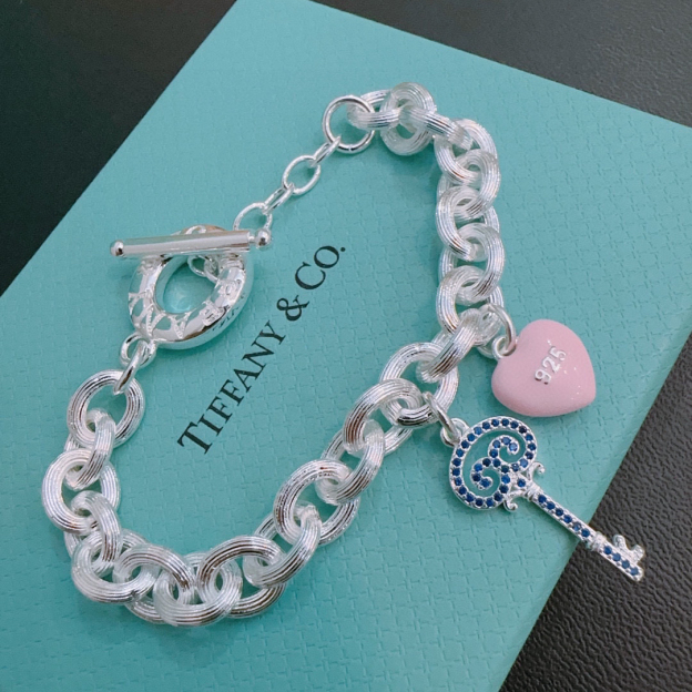 ティファニー「Tiffany & Co.」ポリッシュドシルバーリンク ブレスレット