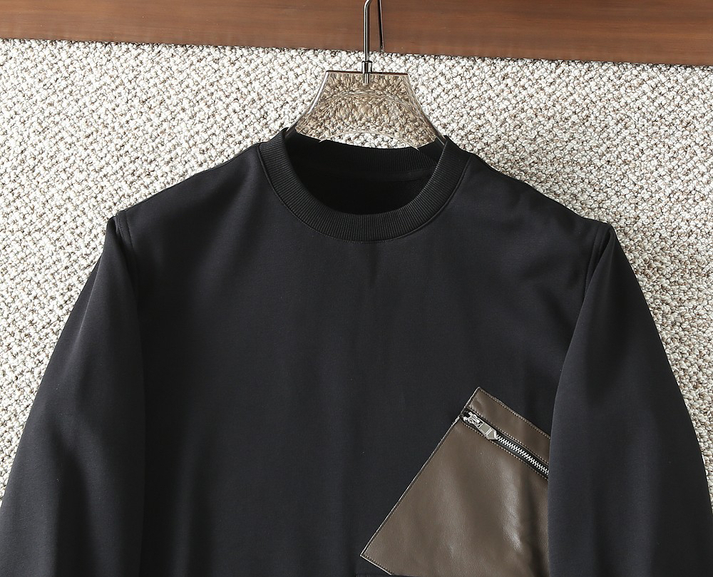 エルメス「Hermès」新作クラシックラウンドネックプルオーバーフーディ