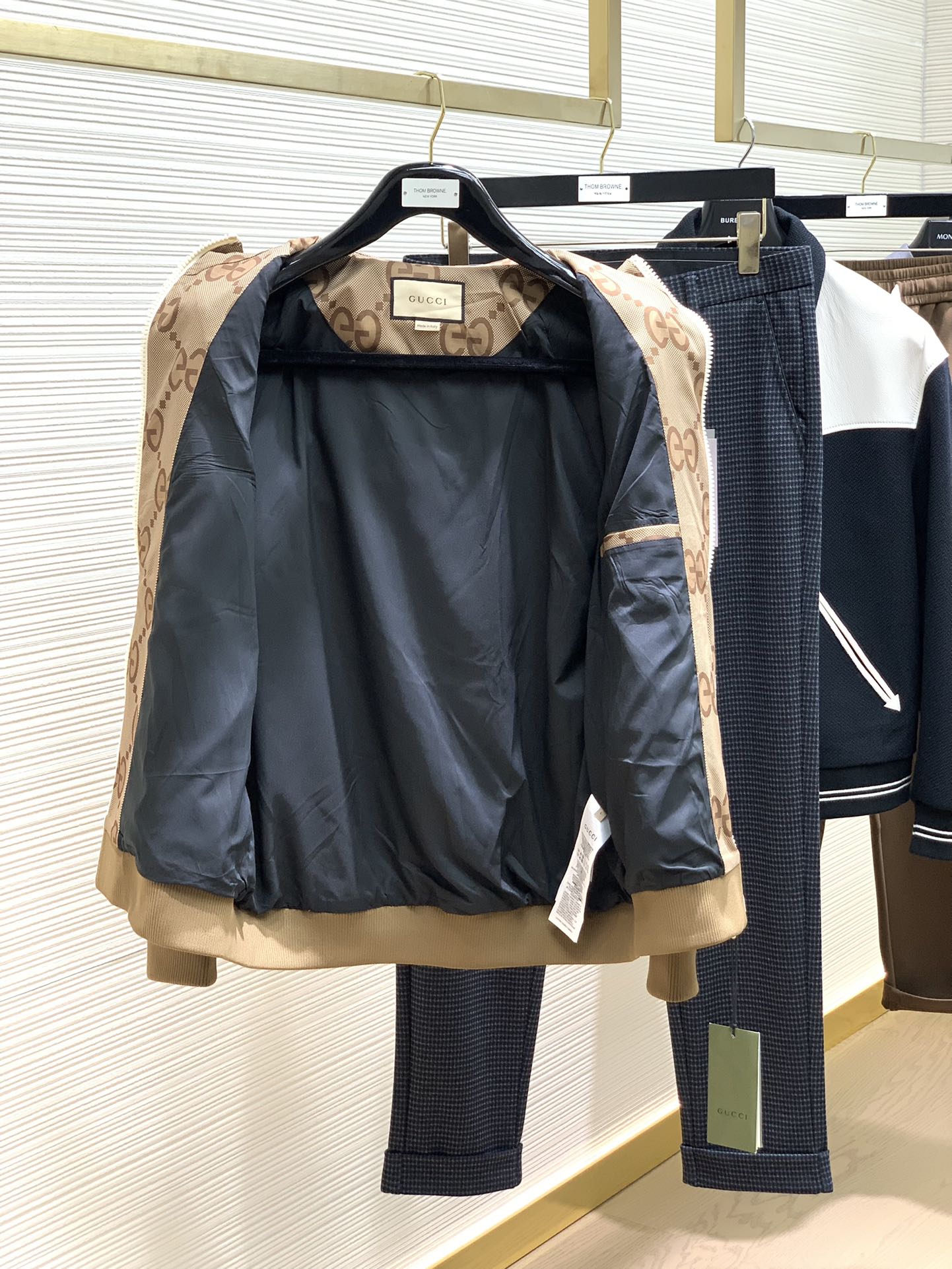 グッチ「Gucci 」秋冬新作メンズフード付きジャケット