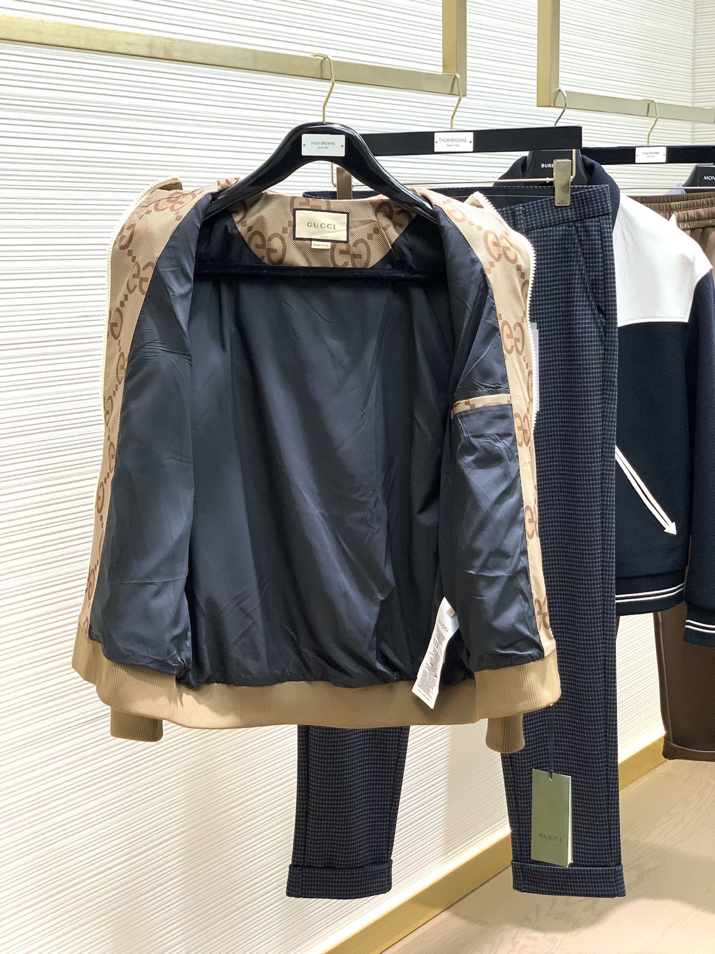 グッチ「Gucci 」秋冬新作メンズフード付きジャケット