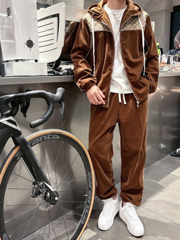 グッチ「Gucci」秋冬 メンズ カジュアルスポーツセット