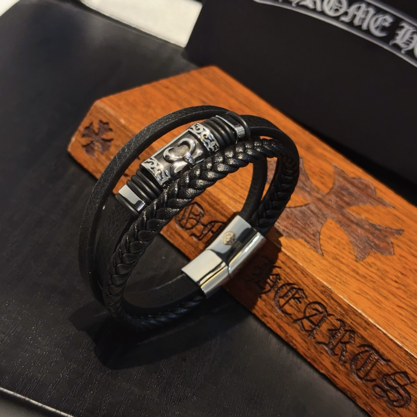 クロムハーツ「Chrome Hearts」ブレスレット - ヴィンテージ＆ロックテイスト ペア用