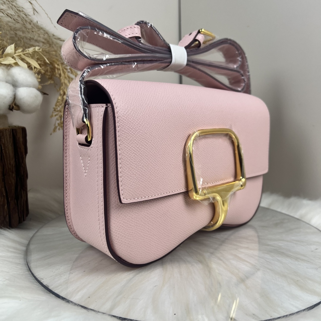 【厳選新入荷】エルメス Della Cavalleria Elan サドル金具クロスボディバッグ「乗馬モチーフ本革ショルダー」