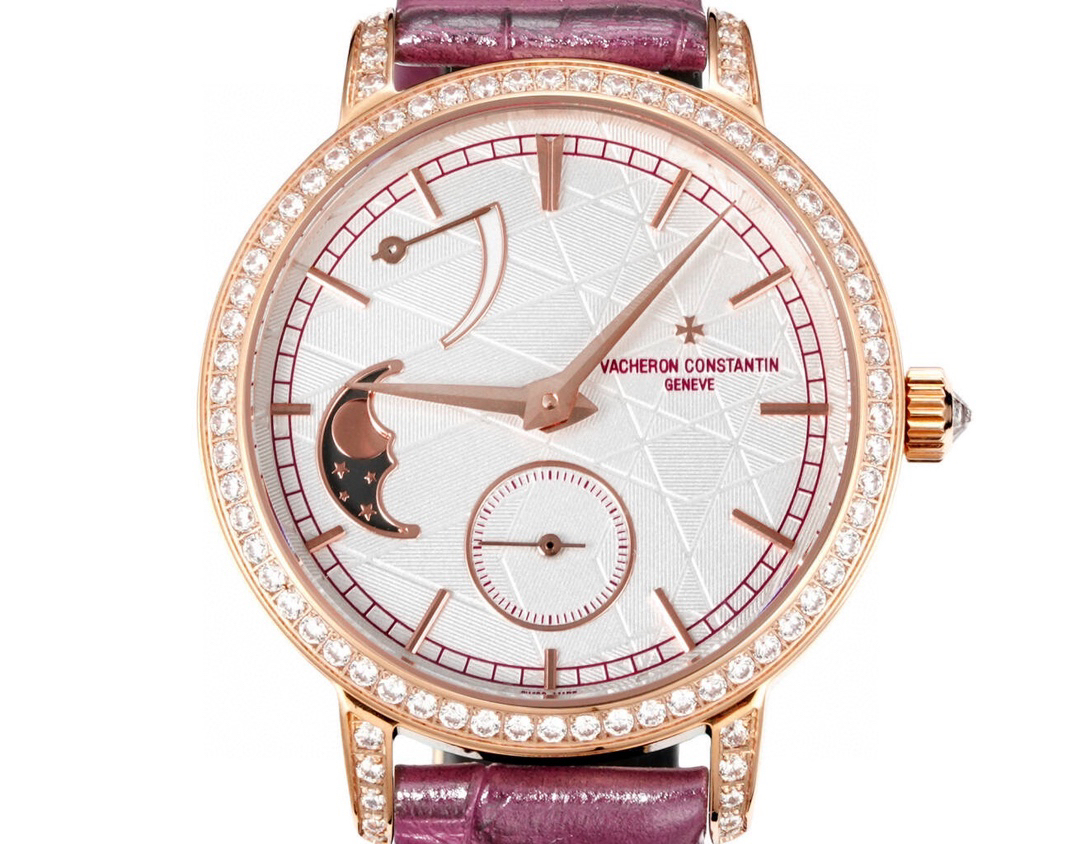 ヴァシュロン・コンスタンタン「Vacheron Constantin」トラディショネル ムーンフェーズ レディース機械式腕時計 36mm