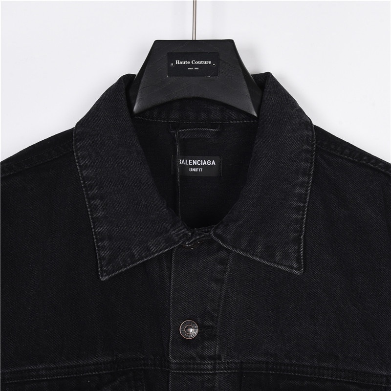 [Copy]Balenciaga / バレンシアガ 24ss 手描きグラフィティプリントのジーンズジャケット