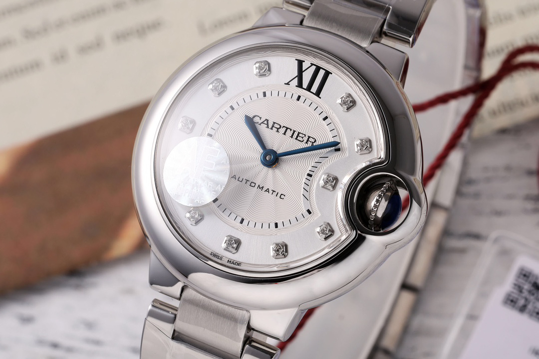 カルティエ［Cartier］バロン ブルー ドゥ 自動巻き腕時計 33mm