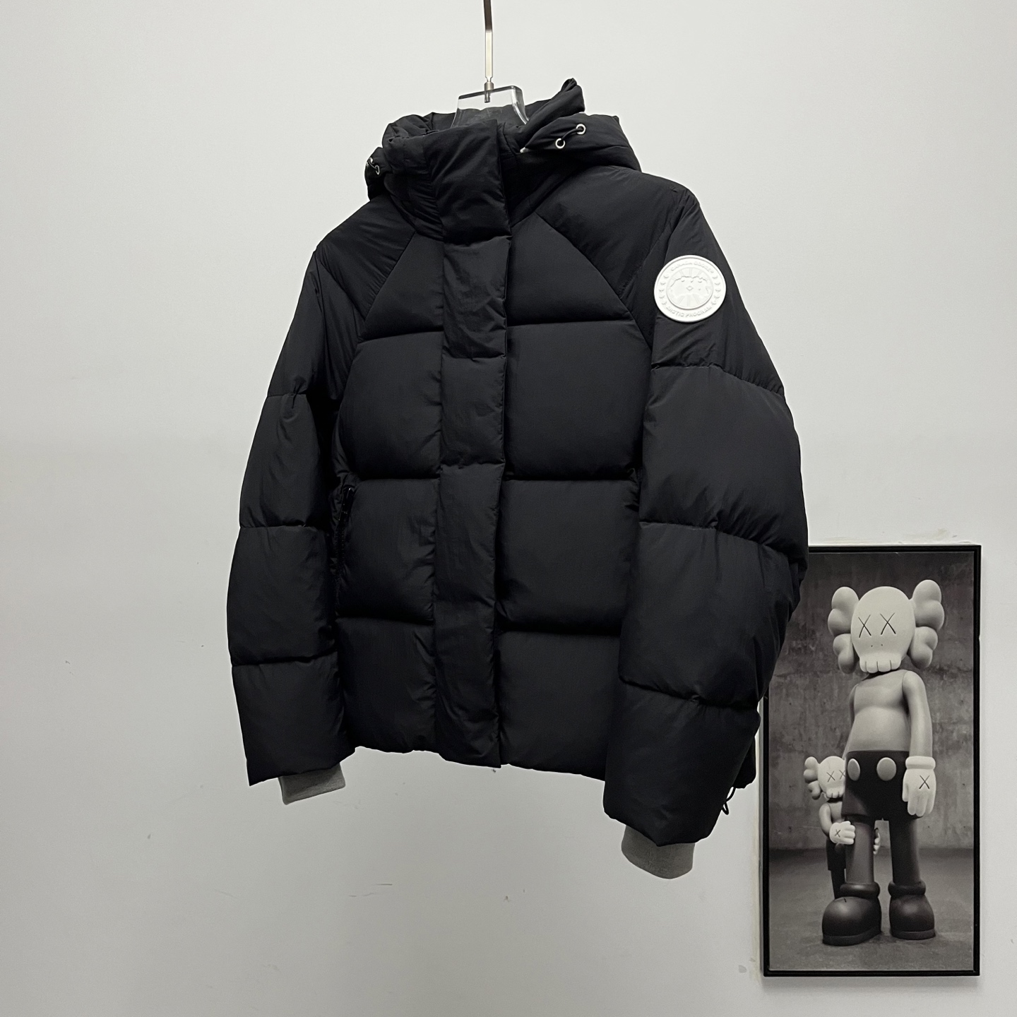 カナダグース フード付きファー付きダウンジャケット 男女兼用