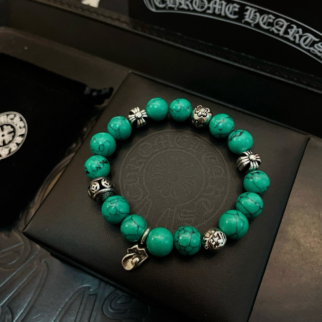 クロムハーツ「Chrome Hearts」ブレスレット - ヴィンテージ＆ロックテイスト ペア用