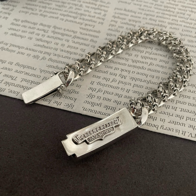 クロムハーツ「Chrome Hearts」ブレスレット - ヴィンテージ＆ロックテイスト ペア用