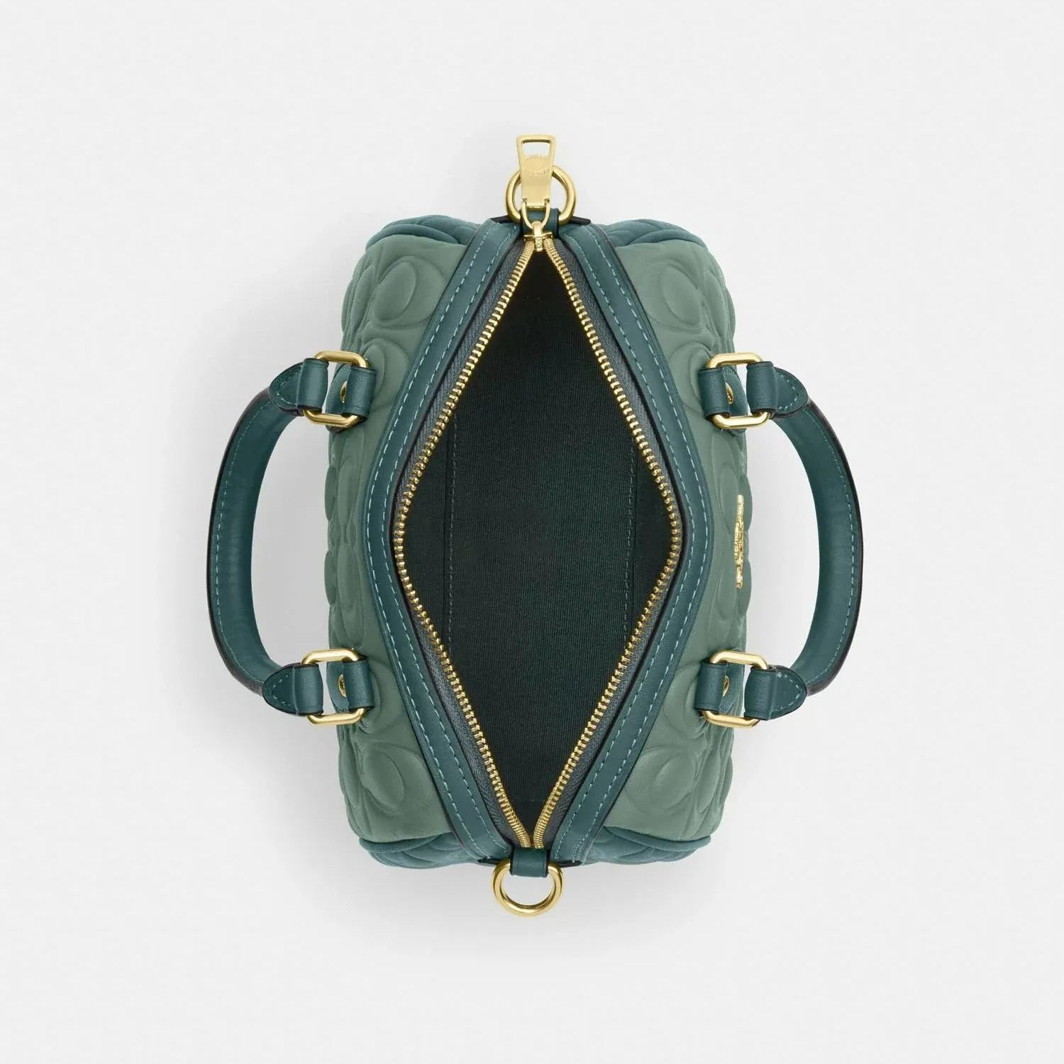 コーチ(Coach)ミニ ローアン クロスボディ バッグ・ブロックド シグネチャー レザー